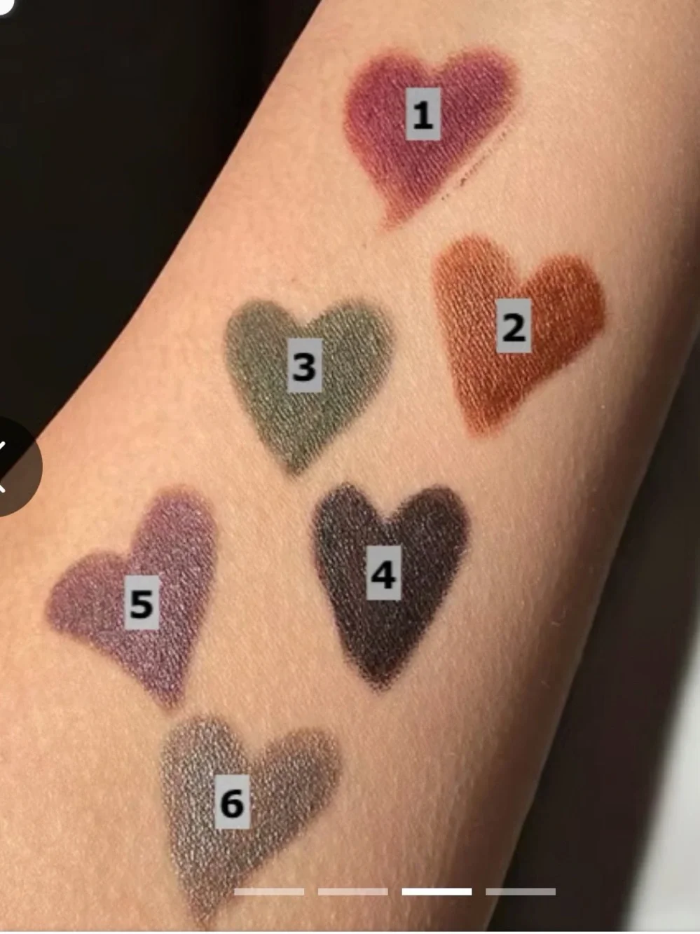 Amuse shade 4 Black Eye Shadow Color Stick — Black Cream Shadow 2pack